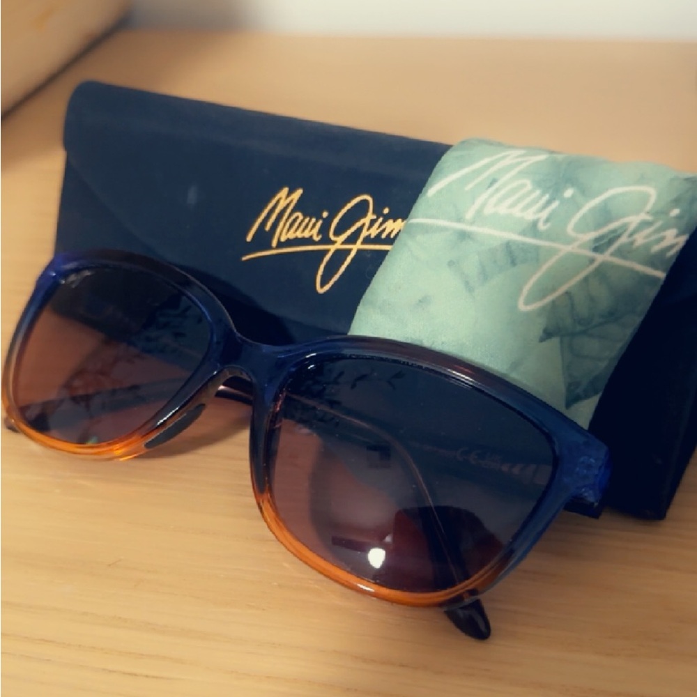 Maui Jim Honi Cat Eye Polarized Sunglasses - Frame: Sunset, Lens: Maui Rose